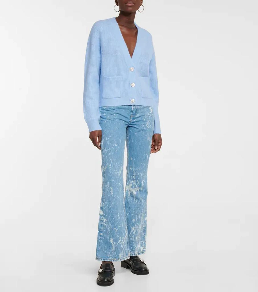 商品Ganni|Betzy high-rise flared jeans,价格¥545,第2张图片详细描述