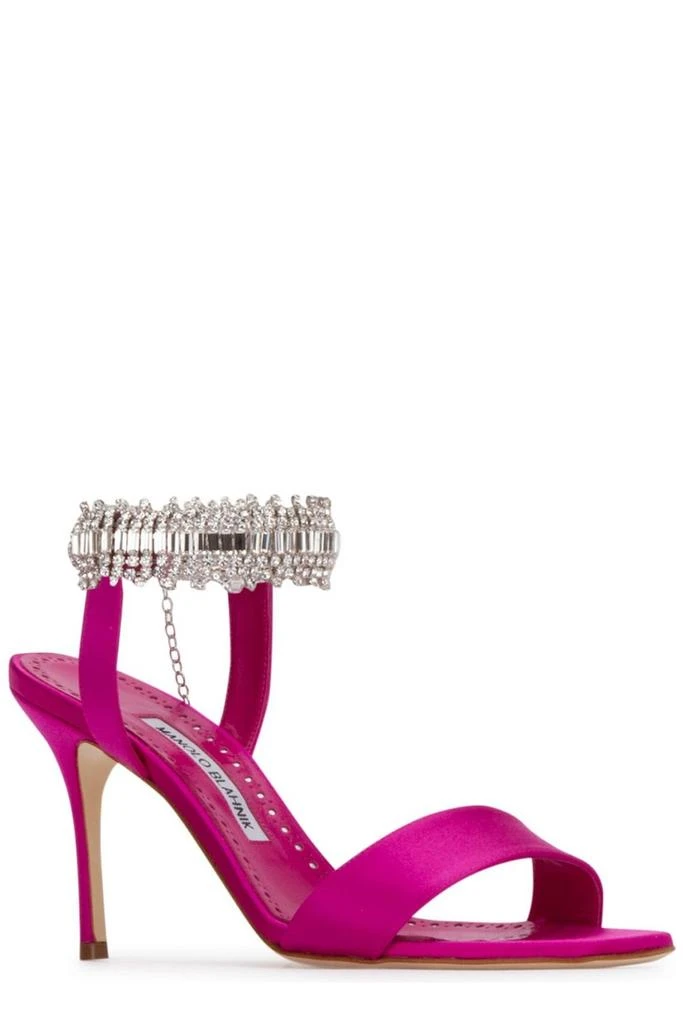 商品Manolo Blahnik|Manolo Blahnik Embellished Strappy Sandals,价格¥4496,第2张图片详细描述