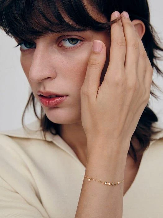 商品hyeres-lor|Essence 14k Cluster Bracelet,价格¥2675,第2张图片详细描述