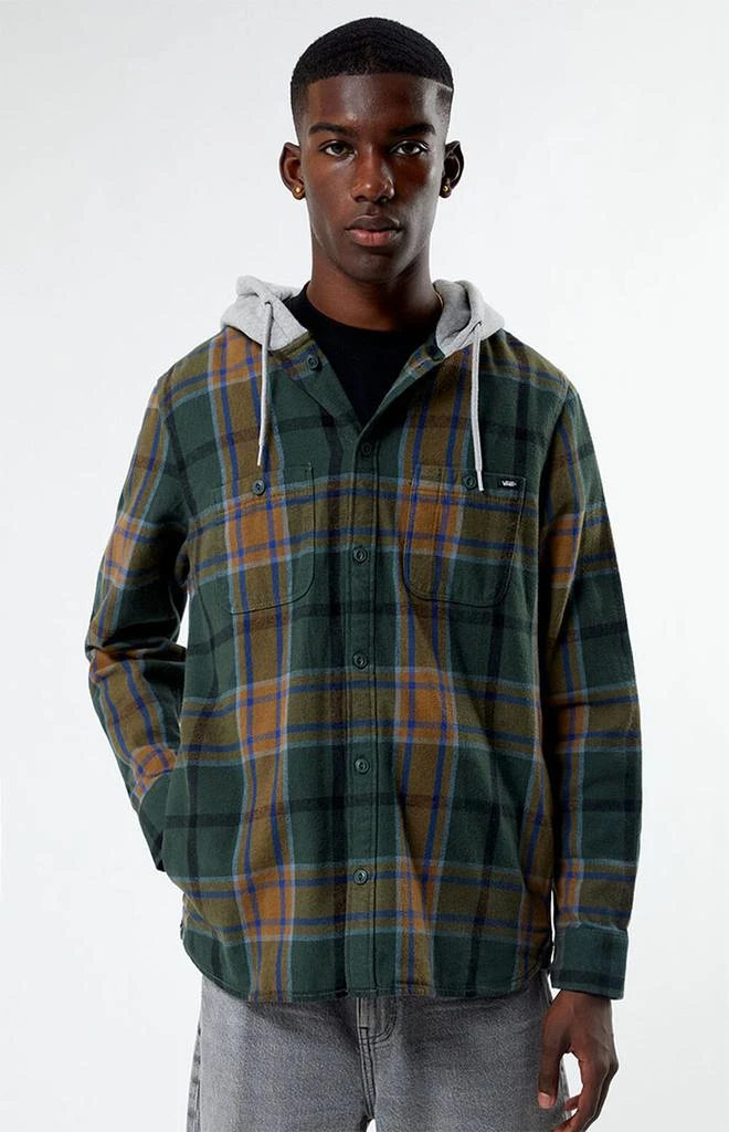 商品Vans|Lopes Hooded Flannel Shirt,价格¥357,第1张图片