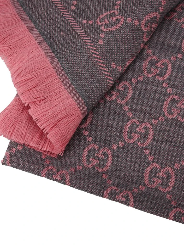 商品Gucci|Gucci GG Supreme Jacquard Scarf,价格¥2361,第4张图片详细描述