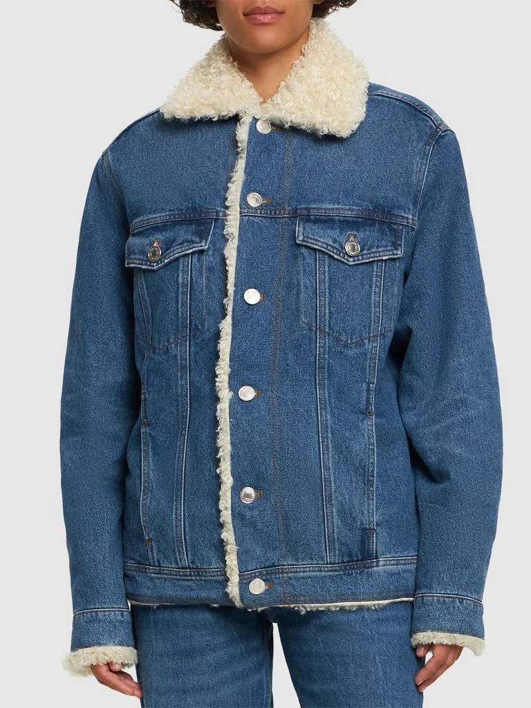商品AMI|Trucker Cotton Denim Jacket,价格¥2179,第2张图片详细描述