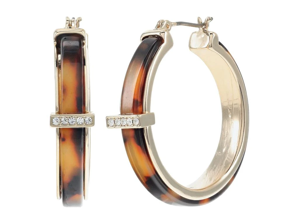 商品Ralph Lauren|30 mm Tortoise Hoop Earrings,价格¥357,第1张图片