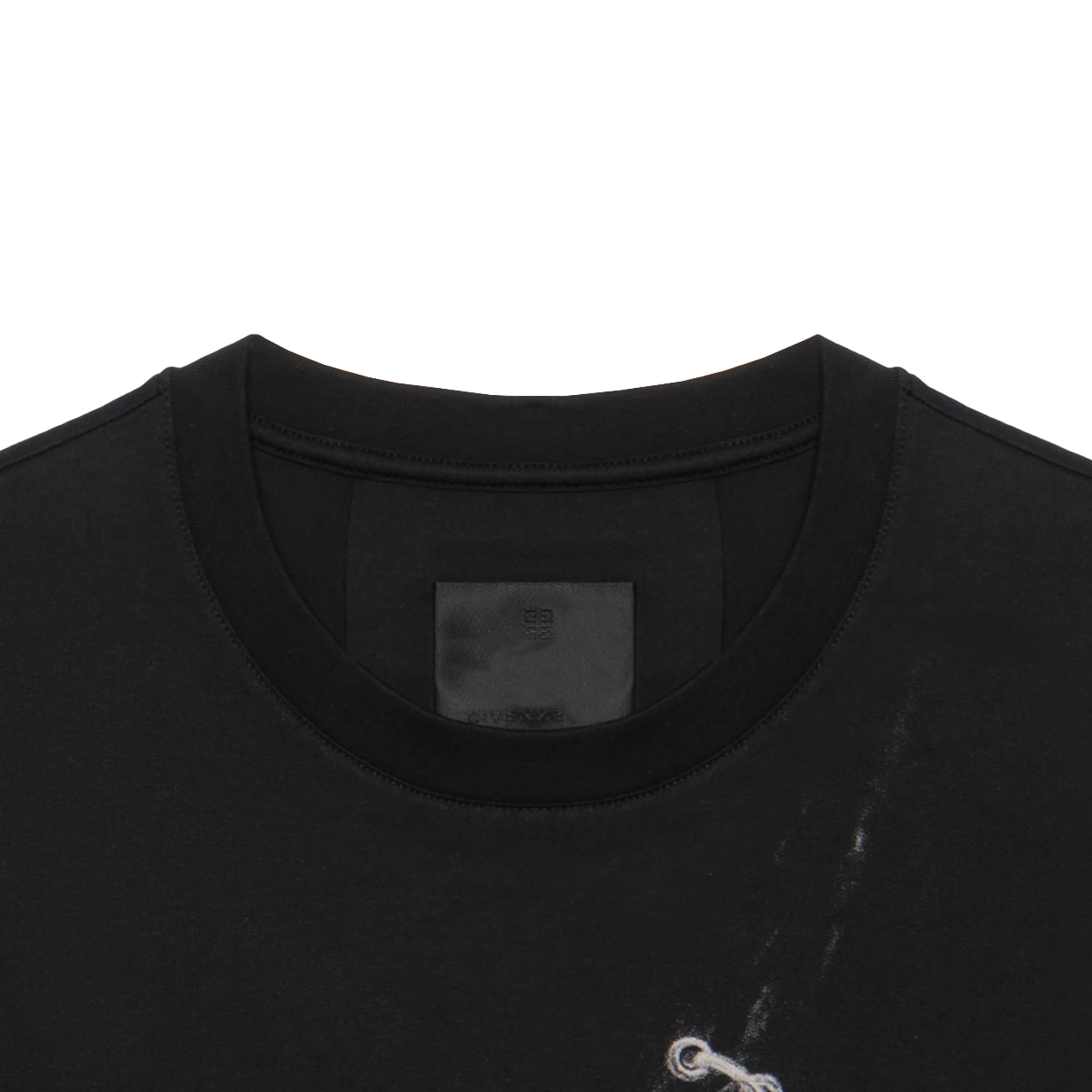 商品[国内直发] Givenchy|GIVENCHY纪梵希  视觉陷阱效果字母徽标修身短袖 T恤 女款 黑色,价格¥2544,第11张图片详细描述