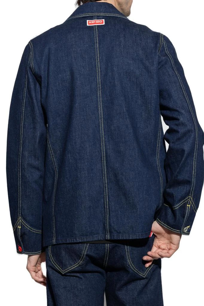 商品Kenzo|Kenzo Target Denim Workwear Jacket,价格¥3161,第3张图片详细描述