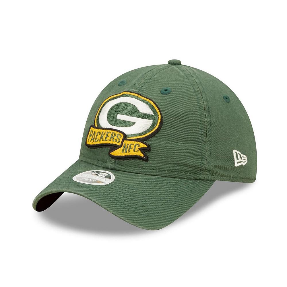 Women's Green Green Bay Packers 2022 Sideline Adjustable 9TWENTY Hat商品第4张图片规格展示