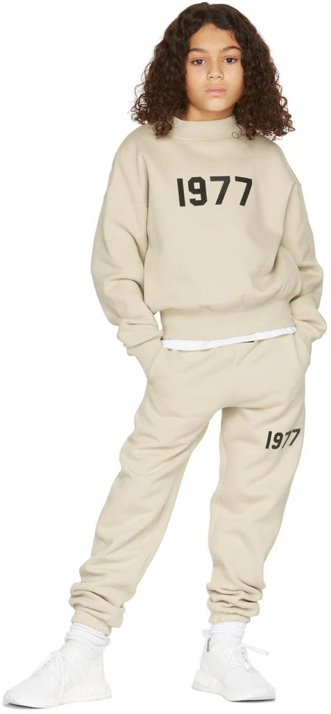 商品Essentials|Kids Beige '1977' Lounge Pants,价格¥474,第1张图片