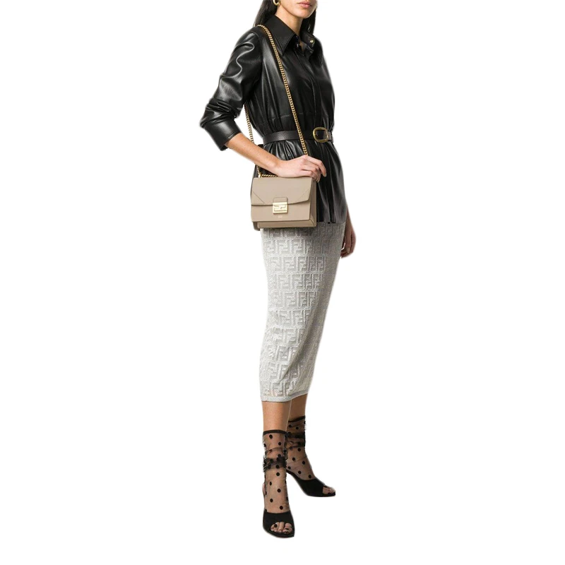 FENDI 粉色女士单肩包 8BT312-A5DY-F19T5 商品