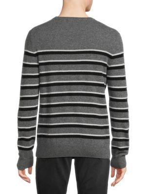 商品Saks Fifth Avenue|Striped Heathered Cashmere Sweater,价格¥840,第2张图片详细描述