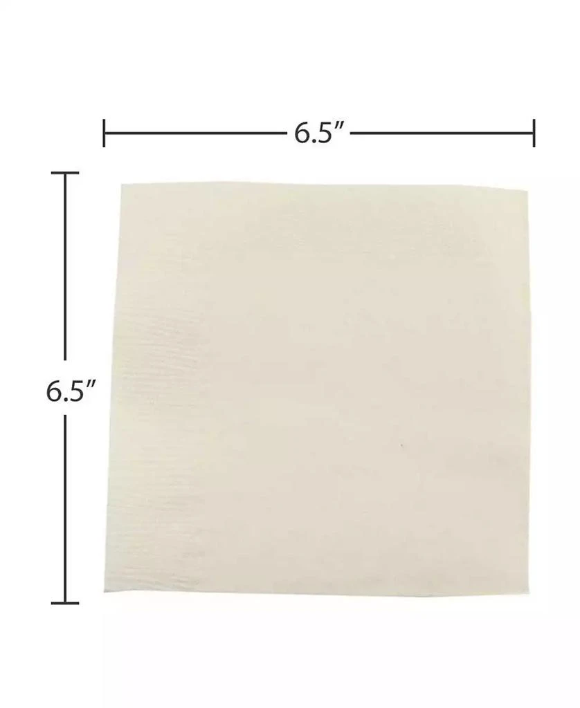 商品JAM Paper|Medium Lunch Napkins - 6.5" x 6.5" - 40 Per Pack,价格¥60,第3张图片详细描述
