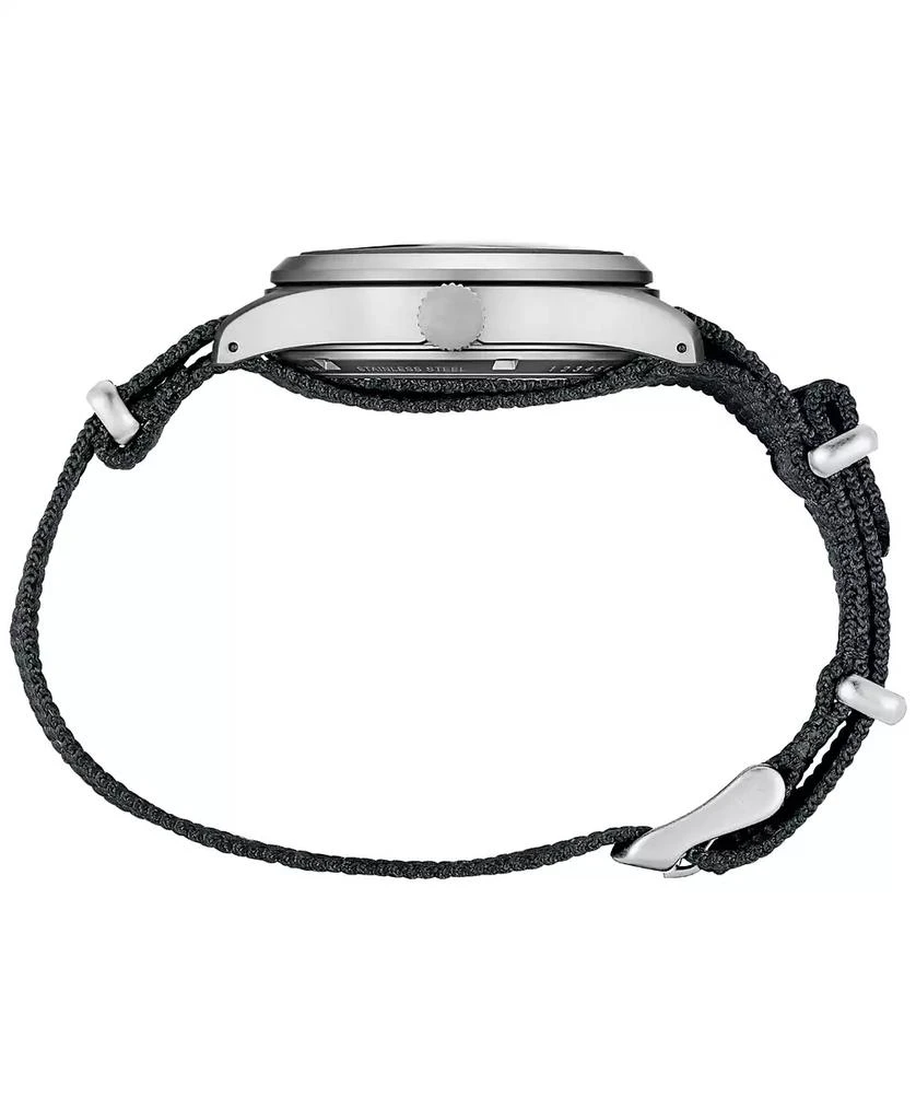 商品Seiko|Men's Automatic 5 Sports Gray Nylon Strap Watch 43mm,价格¥2187,第2张图片详细描述