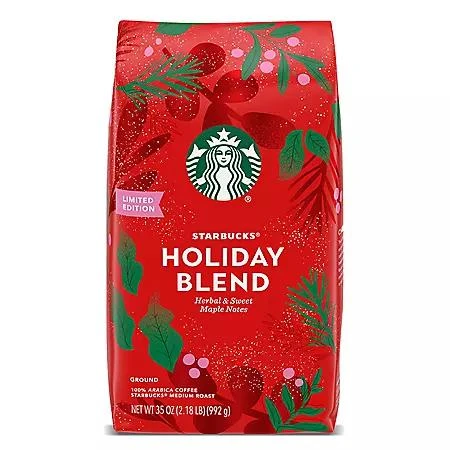 商品Starbucks|圣诞版咖啡粉 中度烘焙(35 oz.),价格¥107,第1张图片