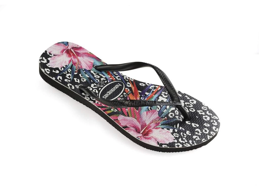 商品Havaianas|Slim Animal Floral Flip Flop Sandal (Toddler/Little Kid/Big Kid),价格¥225,第3张图片详细描述