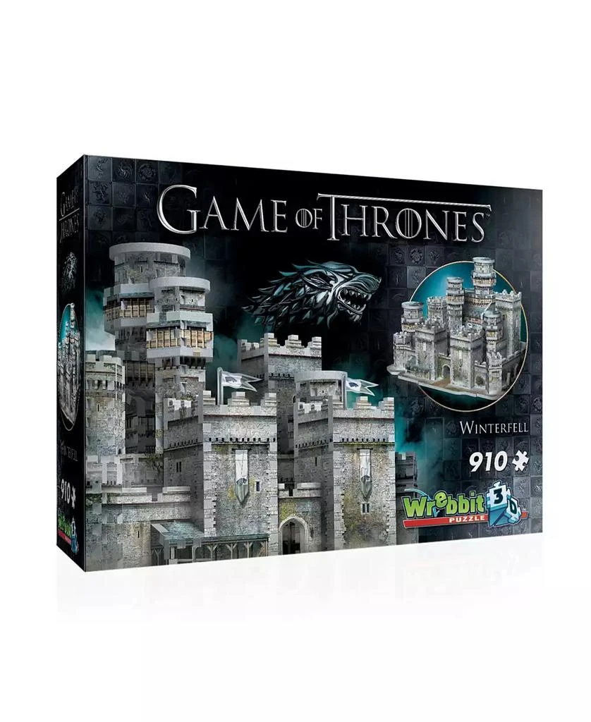 商品MasterPieces Puzzles|Wrebbit Game Of Thrones - Winterfell 3D Puzzle- 910 Pieces,价格¥486,第1张图片