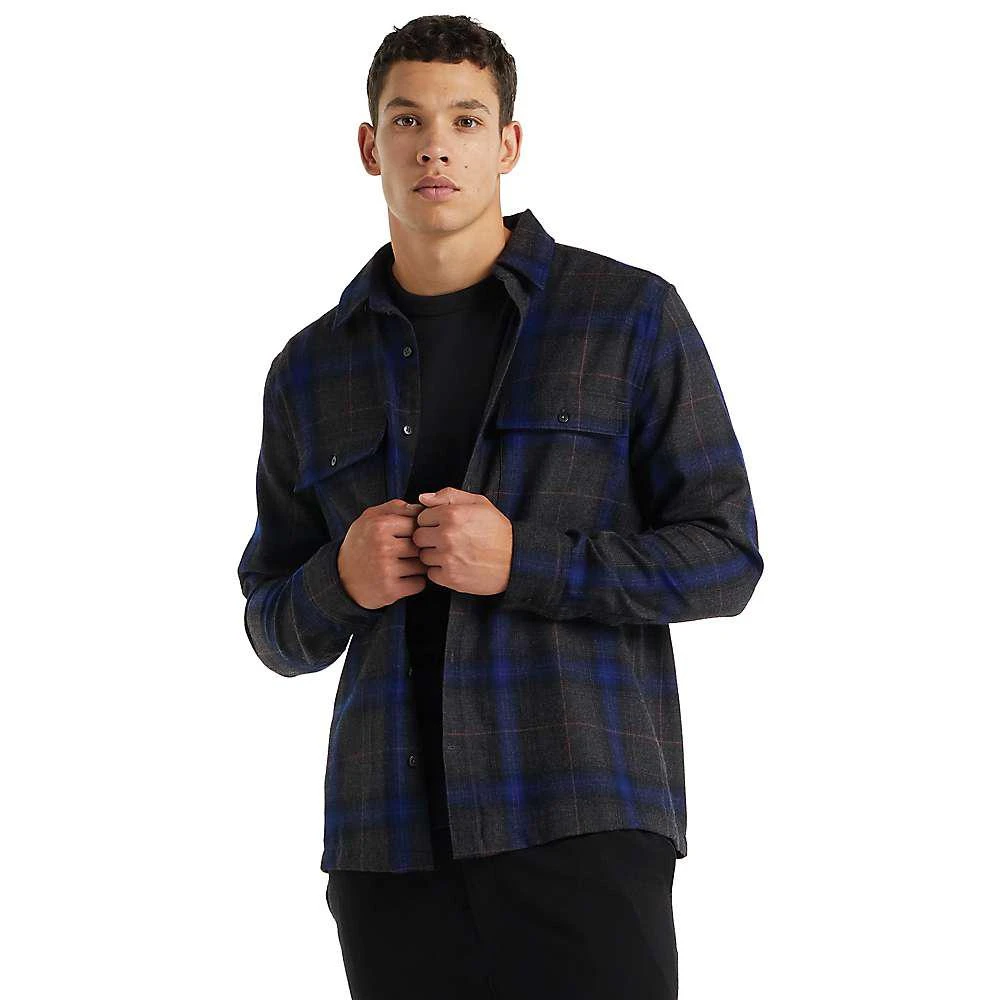 Icebreaker Men's Dawnder LS Flannel Shirt Plaid 商品