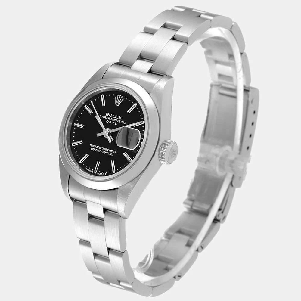 Rolex Black Oyster Perpetual Date 69160 Women's Wristwatch 26 MM 商品