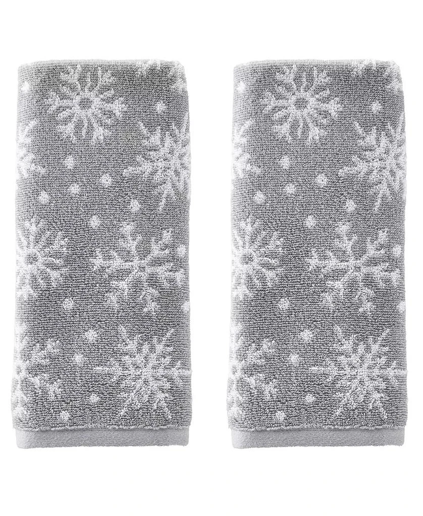 商品SKL Home|Scattered Snowflake Jacquard Cotton Bath Towel, 25" x 50",价格¥228,第1张图片详细描述