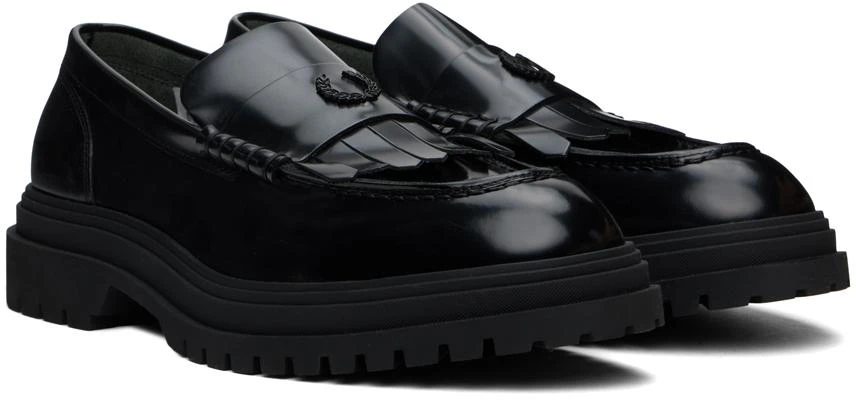 商品Fred Perry|Black B5316 Loafers,价格¥1269,第4张图片详细描述