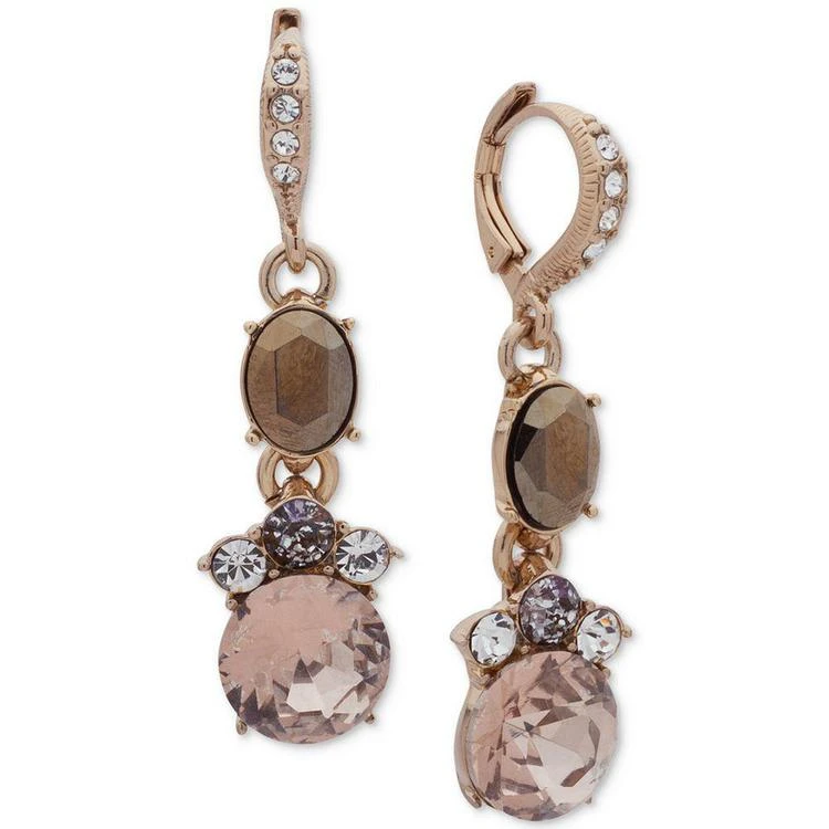 商品Givenchy|Gold-Tone Crystal & Stone Drop Earrings,价格¥152,第1张图片