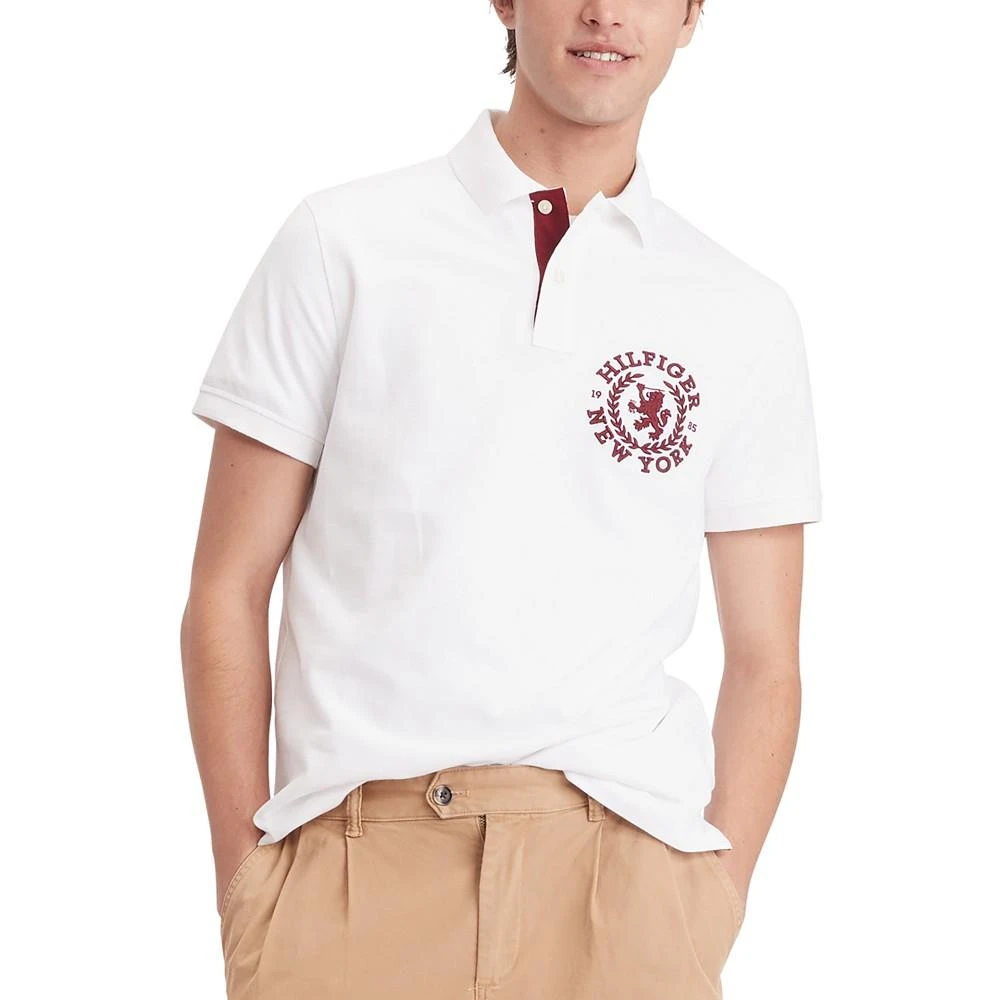 商品Tommy Hilfiger|Men's Regular-Fit Heritage Logo Embroidered Piqué Polo Shirt,价格¥270,第1张图片