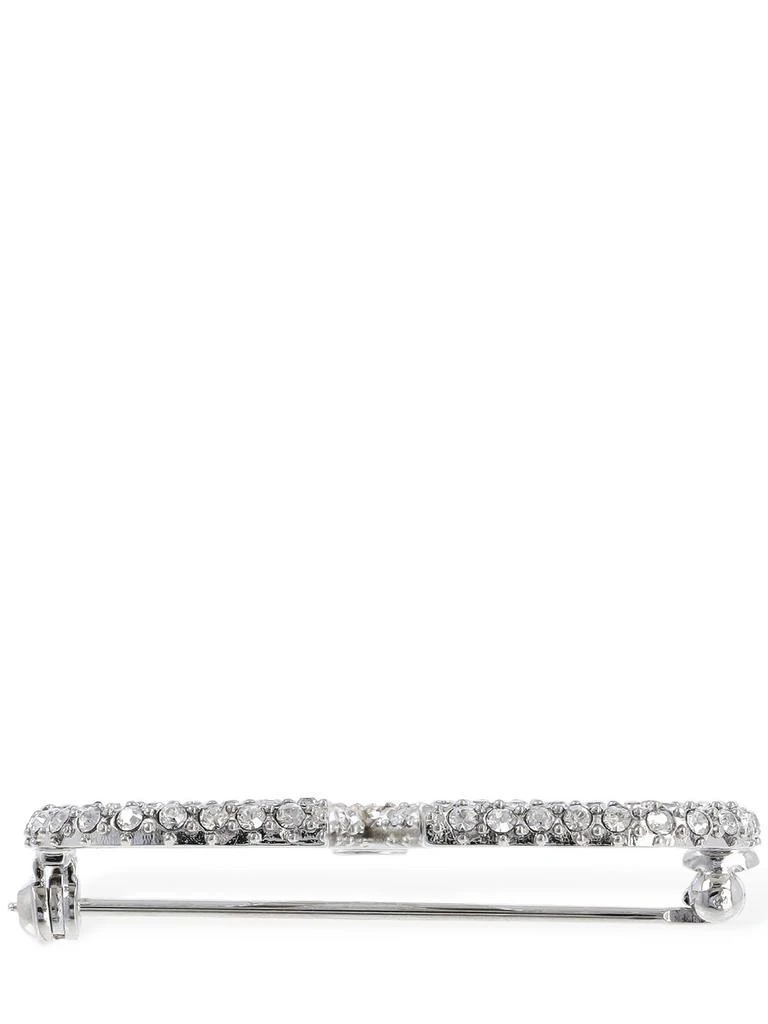商品Valentino|V Logo Signature Strass Brooch,价格¥2879,第3张图片详细描述