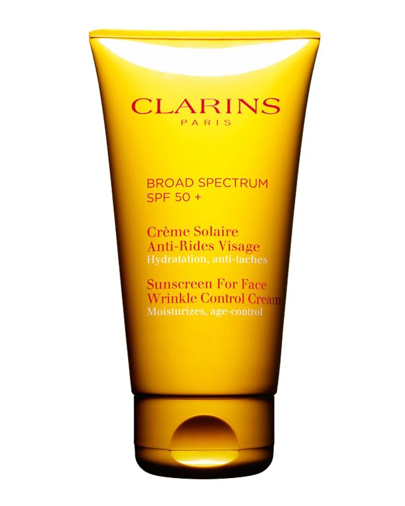 商品Clarins|Sunscreen for Face, Wrinkle Control Cream SPF 50, 2.5 oz./ 74 mL,价格¥271,第1张图片