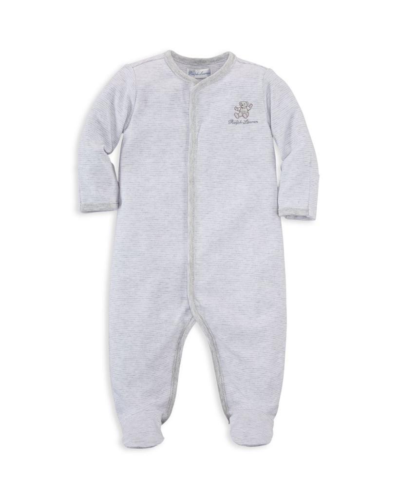 商品Ralph Lauren|Unisex Bear Striped Footie - Baby,价格¥292,第1张图片