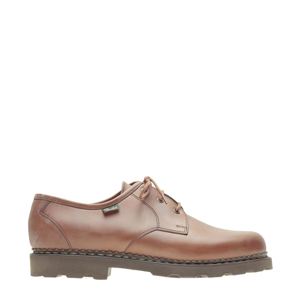 商品Paraboot|Paraboot Castel Shoe Smooth Brown Leather,价格¥2617,第1张图片