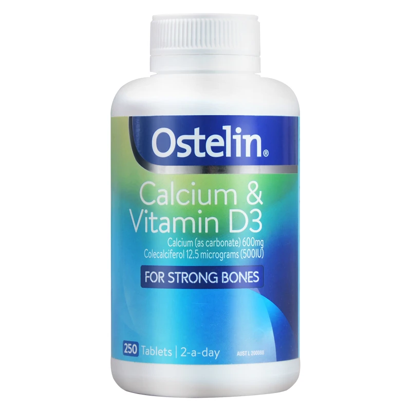 商品Ostelin|澳洲进口Ostelin成人钙片维生素D恐龙钙成人孕妇老人补钙250粒,价格¥131,第1张图片
