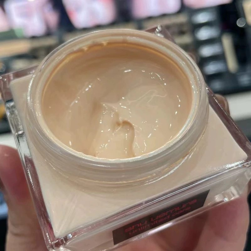 shu uemura 植村秀 羽纱润养精华粉霜 35ml 持久不脱妆轻薄服帖遮瑕 商品