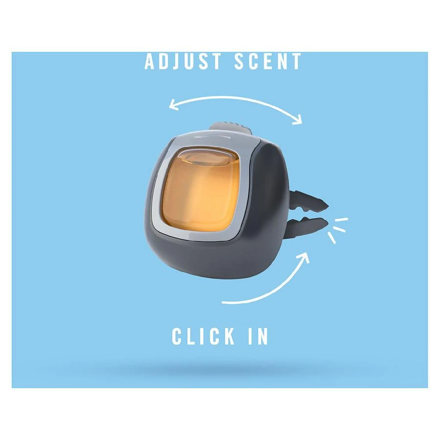 商品Febreze|Car Air Freshener Vent Clip Midnight Storm,价格¥37,第4张图片详细描述