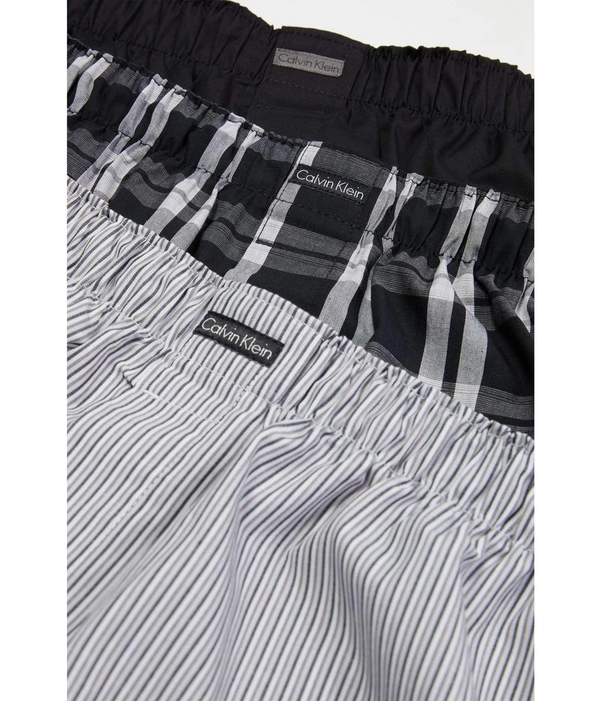 商品Calvin Klein|棉质经典梭织平角内裤  3件装,价格¥208,第2张图片详细描述