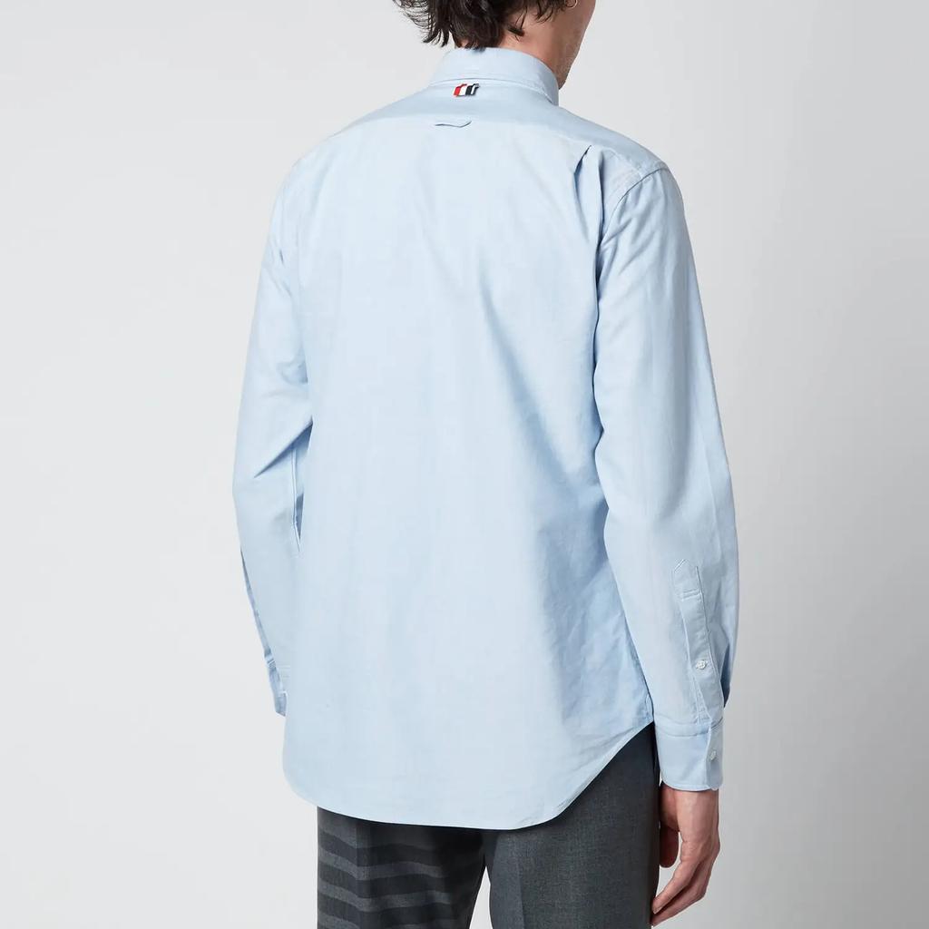 商品Thom Browne|Thom Browne Men's Tricolour Placket Classic Fit Shirt - Light Blue,价格¥2591,第4张图片详细描述