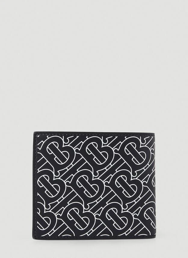 商品Burberry|Monogram Bi-Fold Wallet in Black,价格¥3807,第3张图片详细描述