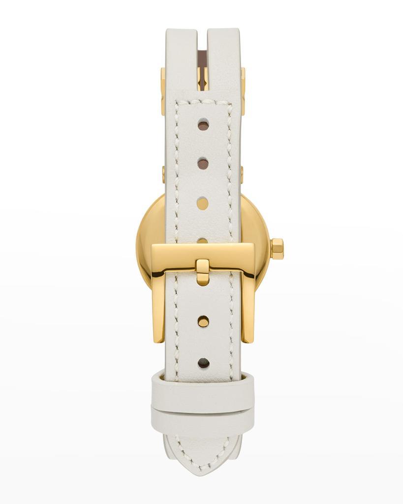 商品Tory Burch|The Kira Watch with Ivory Leather Strap,价格¥1670,第5张图片详细描述