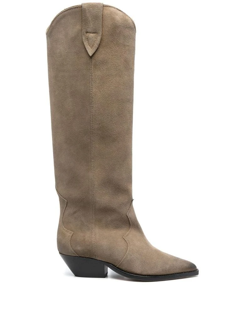 商品Isabel Marant|Isabel Marant Denvee Pointed-Toe Boots,价格¥4493-¥4538,第1张图片