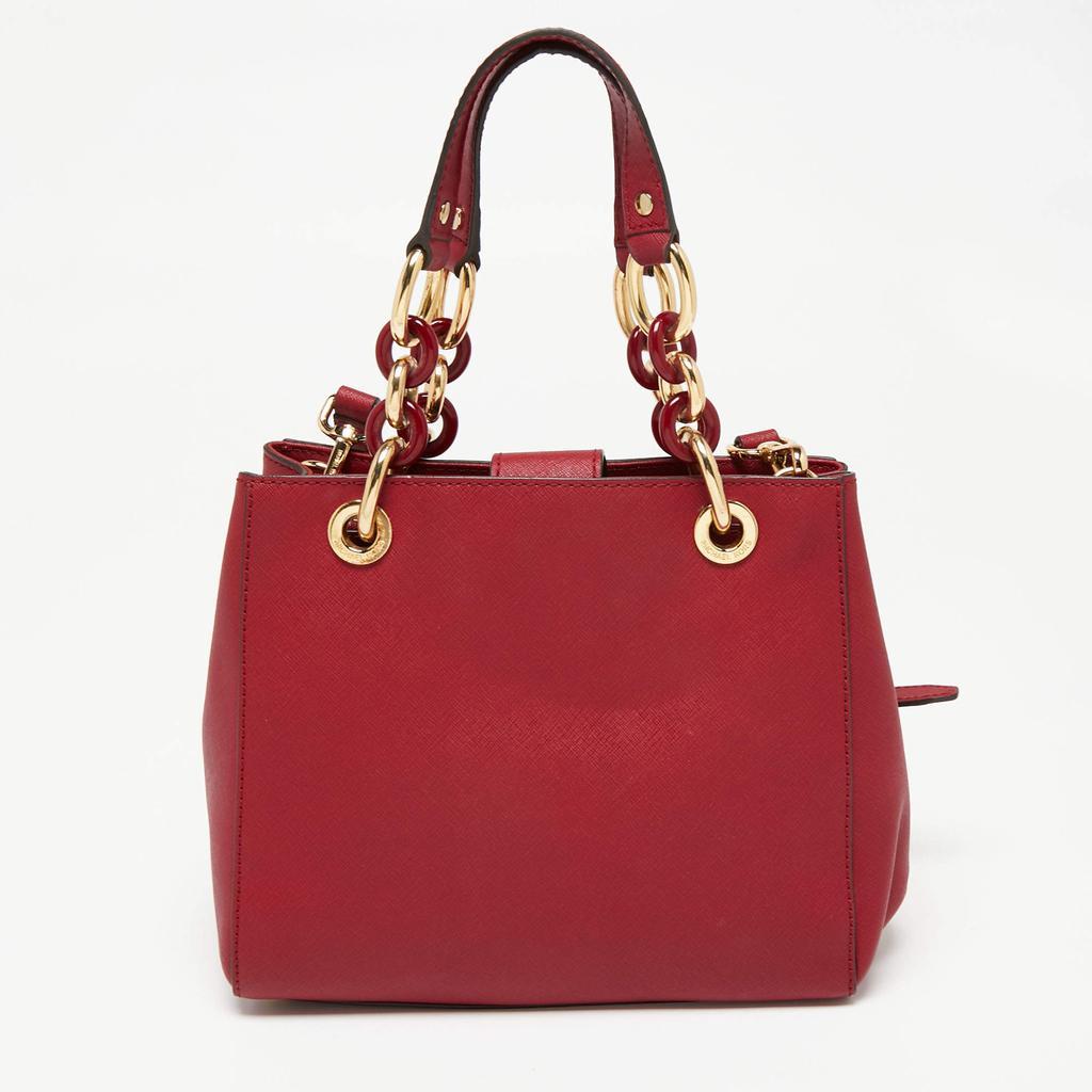 商品[二手商品] Michael Kors|MICHAEL Michael Kors Burgundy Leather Small Cynthia Tote,价格¥1263,第6张图片详细描述