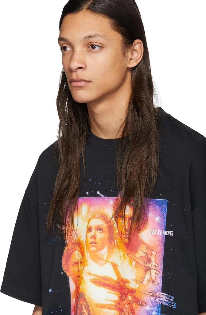 商品Vetements|Black STAR WARS Edition Movie Poster T-Shirt,价格¥2079,第4张图片详细描述