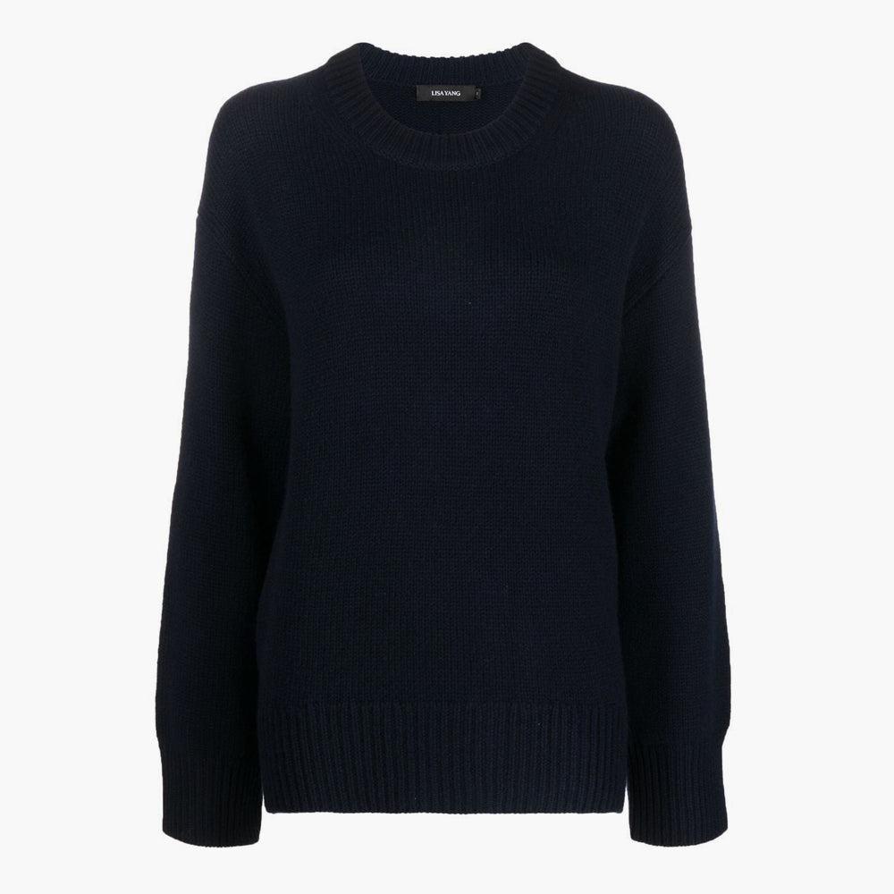 商品Lisa Yang|Noor Cashmere Sweater - Navy,价格¥3747,第1张图片