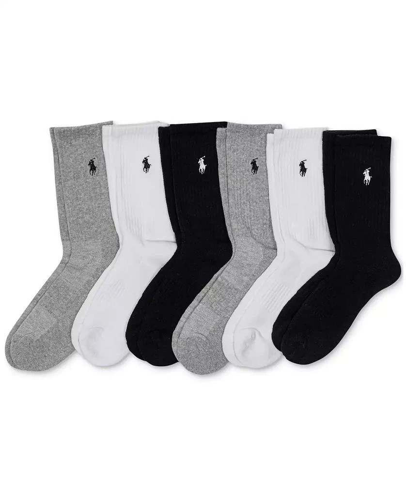 商品Ralph Lauren|Women's 6-Pk. Cushion Crew Socks,价格¥198,第1张图片