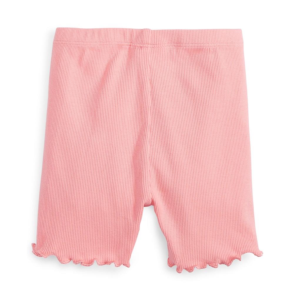 Baby Girls Lettuce Hem Bike Shorts, Created for Macy's商品第2张图片规格展示