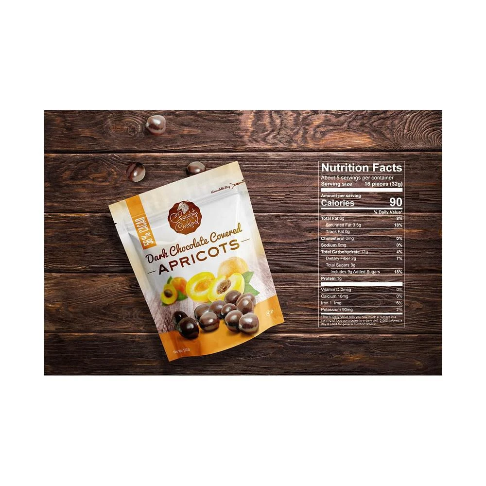商品Nature's Garden|Chocolate Orchard Dark Chocolate Covered Apricots,价格¥112,第2张图片详细描述