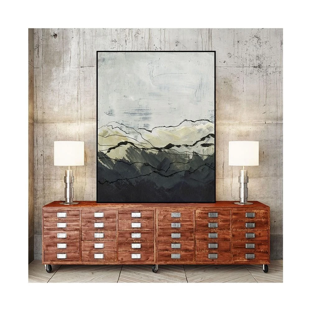 商品Giant Art|24" x 18" Winter Mountains I Art Block Framed Canvas,价格¥1280,第4张图片详细描述