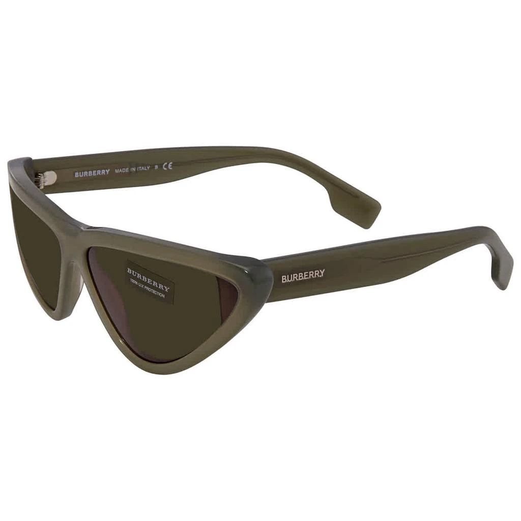 商品Burberry|Burberry Dark Green Cat Eye Ladies Sunglasses BE4292 381382 65,价格¥601,第1张图片