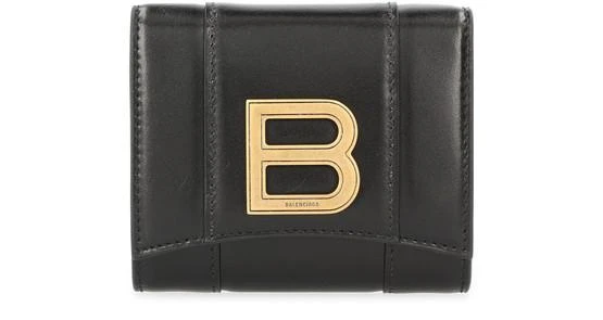 商品Balenciaga|Hourglass 小号皮革钱包,价格¥4304,第1张图片
