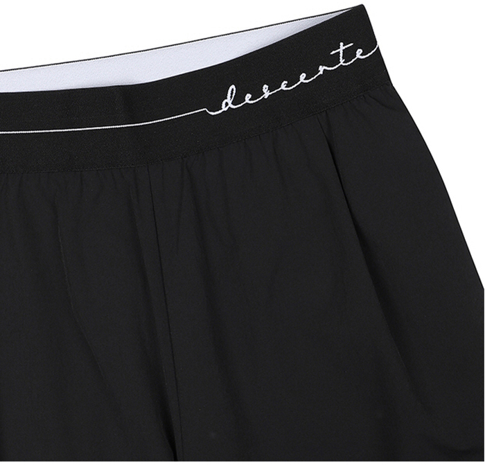 【享贝家】DESCENTE 迪桑特女士宽松运动裤休闲裤黑色SM322YPT92（现采购商品，下单后12天内发货）商品第4张图片规格展示