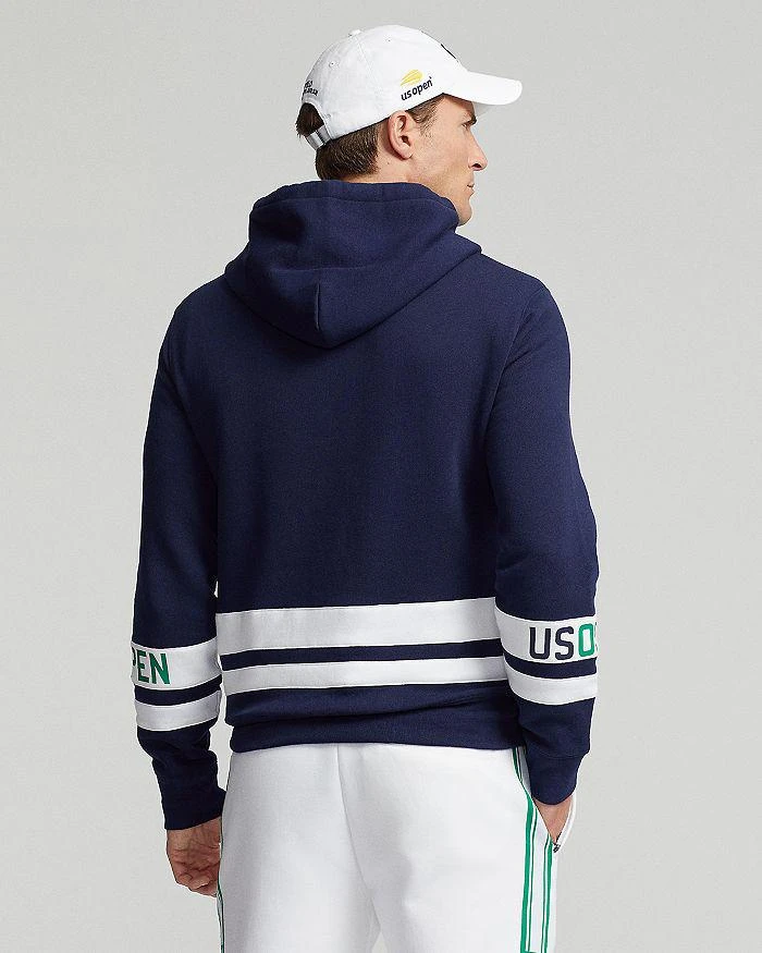 商品Ralph Lauren|US Open Striped Fleece Hoodie,价格¥882,第3张图片详细描述