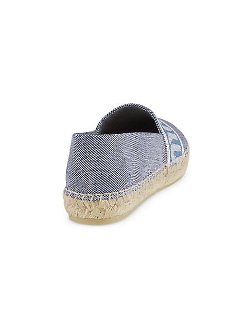 Denim Logo Slip-On Espadrilles商品第3张图片规格展示