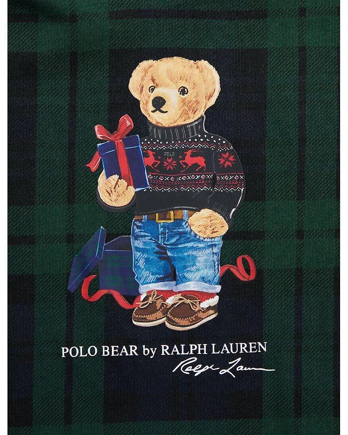 商品Ralph Lauren|Boys' Polo Bear Graphic Plaid Tee & Fleece Pants Set - Baby,价格¥285,第3张图片详细描述