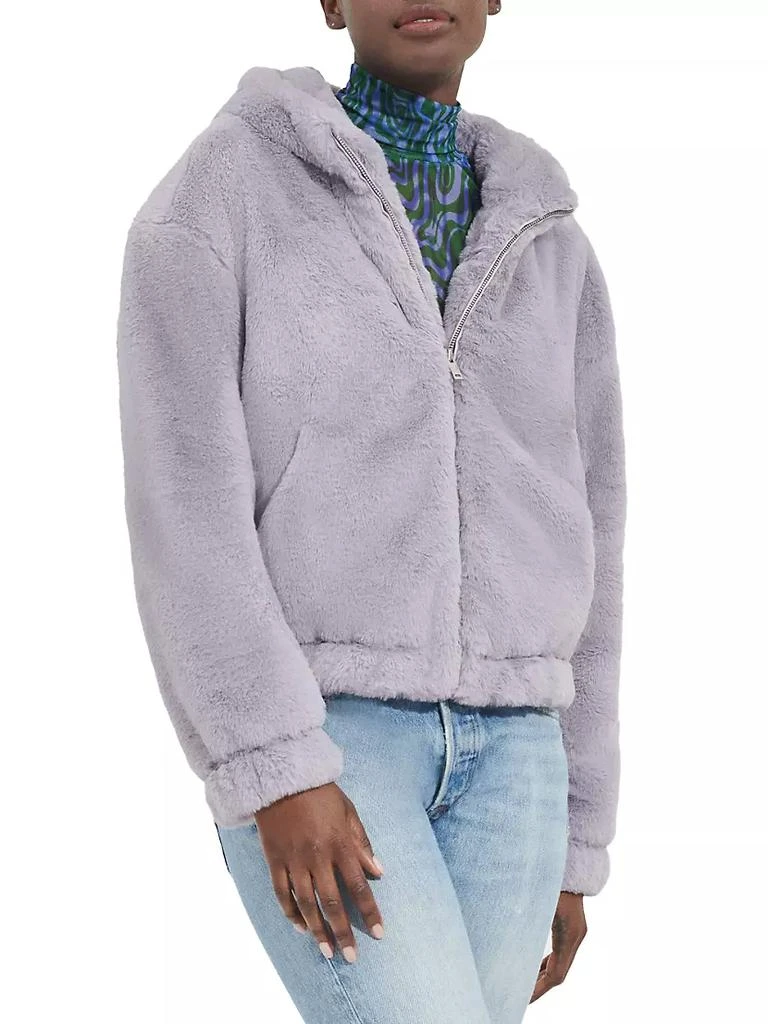 商品UGG|Mandy Faux Fur Zip-Front Hoodie,价格¥1495,第1张图片